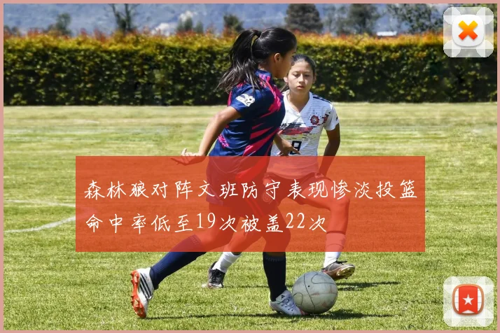 森林狼对阵文班防守表现惨淡投篮命中率低至19次被盖22次